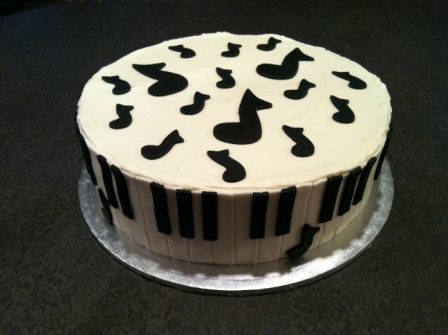 Piano Rectial Cake